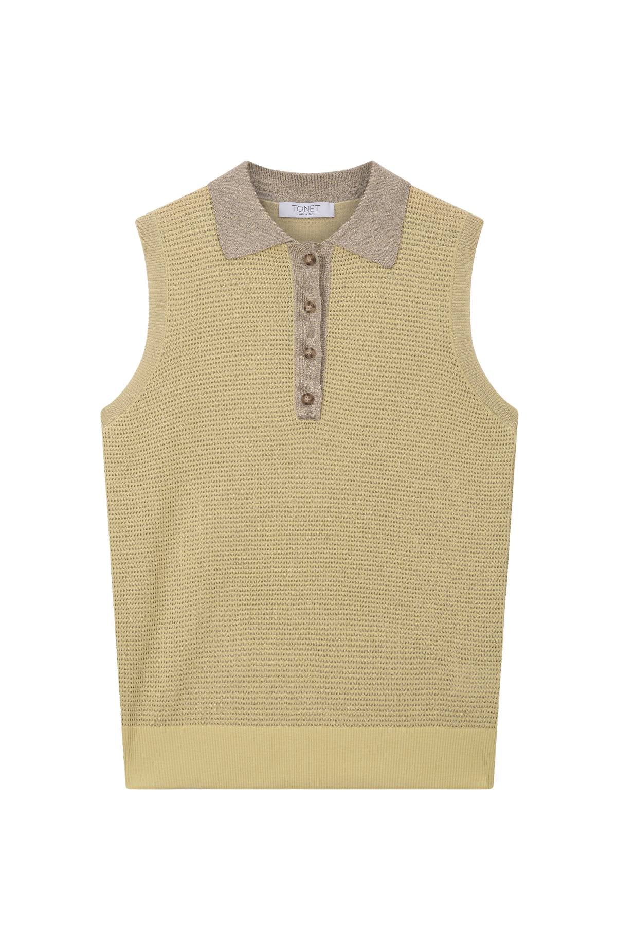 Top in maglia Limone