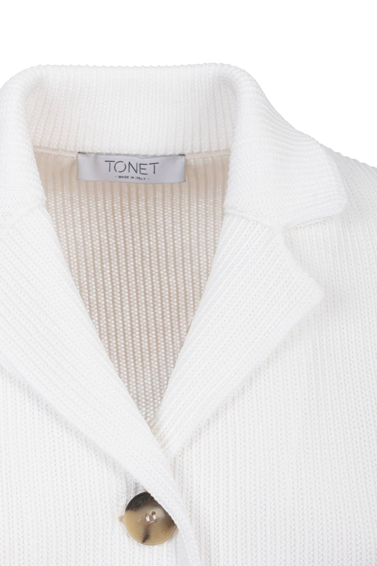 Blazer corto in maglia