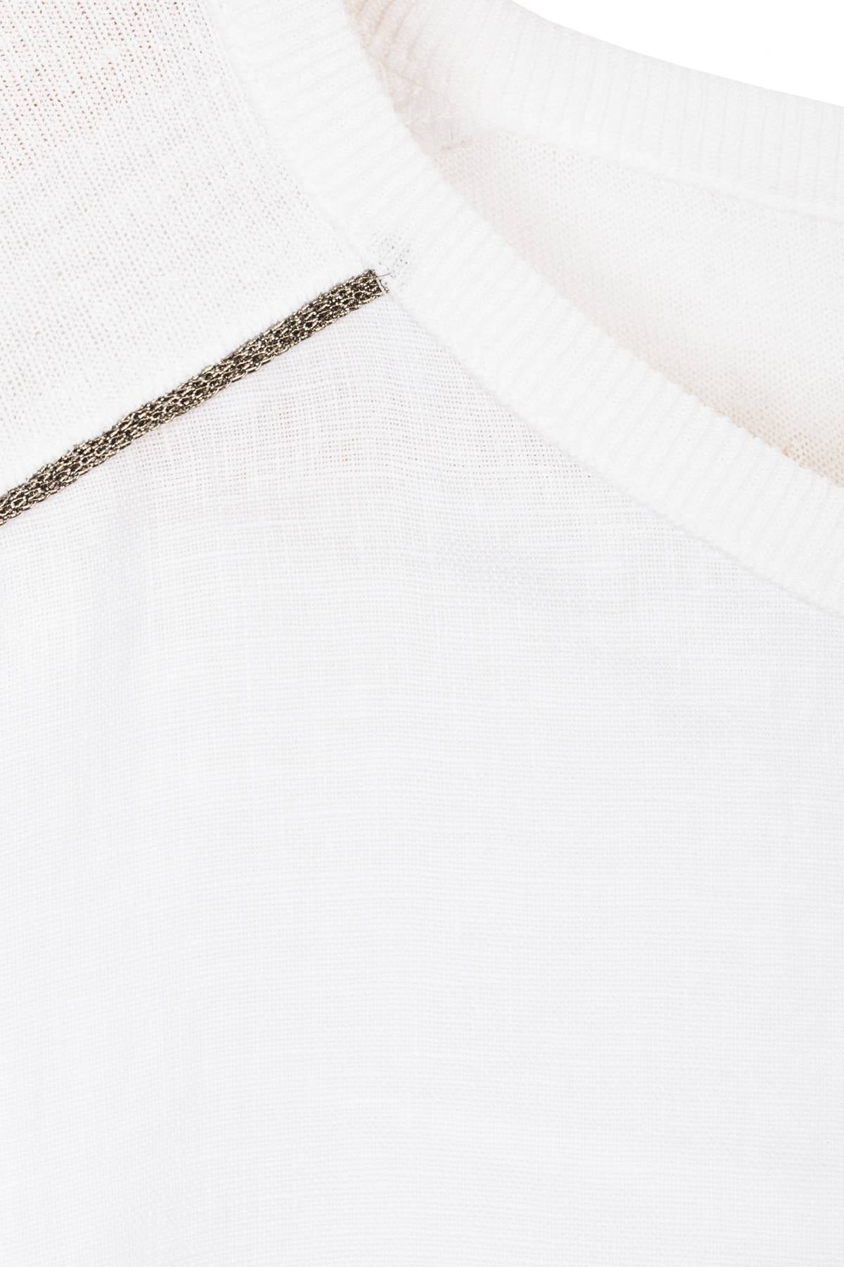 Canotta di lino e maglia