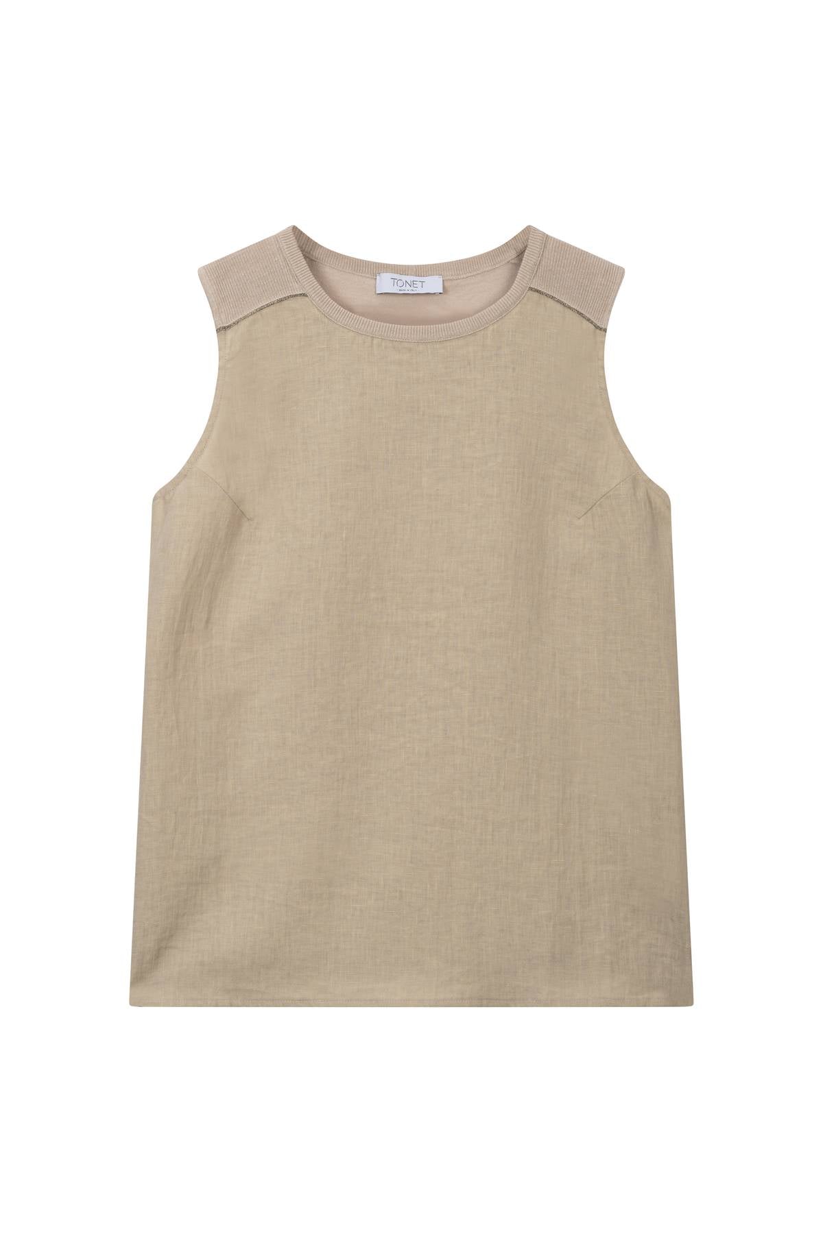 Canotta di lino e maglia