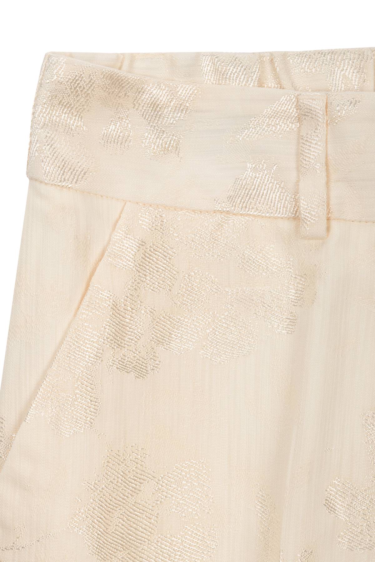 Pantalone in tessuto jacquard