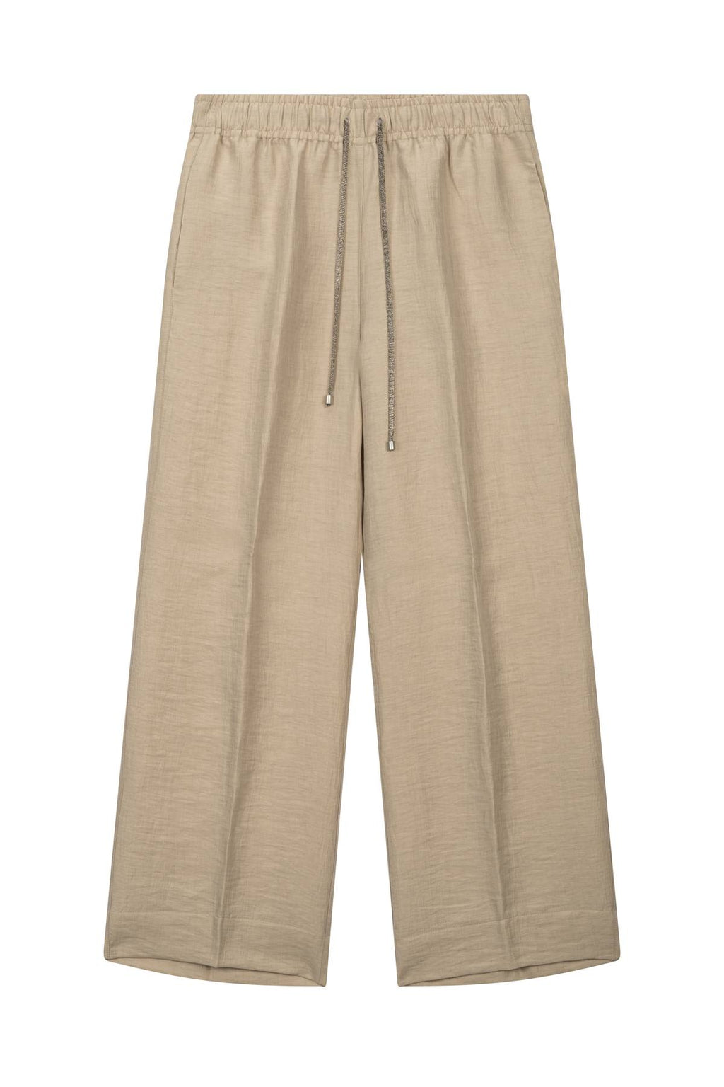 Pantalone cropped con coulisse