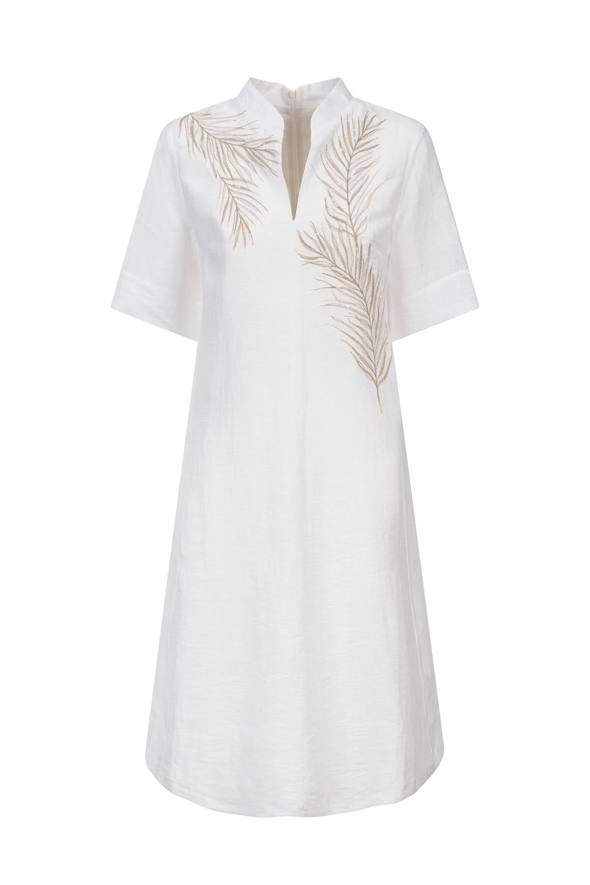 Vestito midi con ricamo