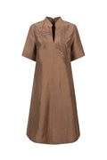 Vestito midi con ricamo