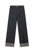 Pantaloni palazzo in denim