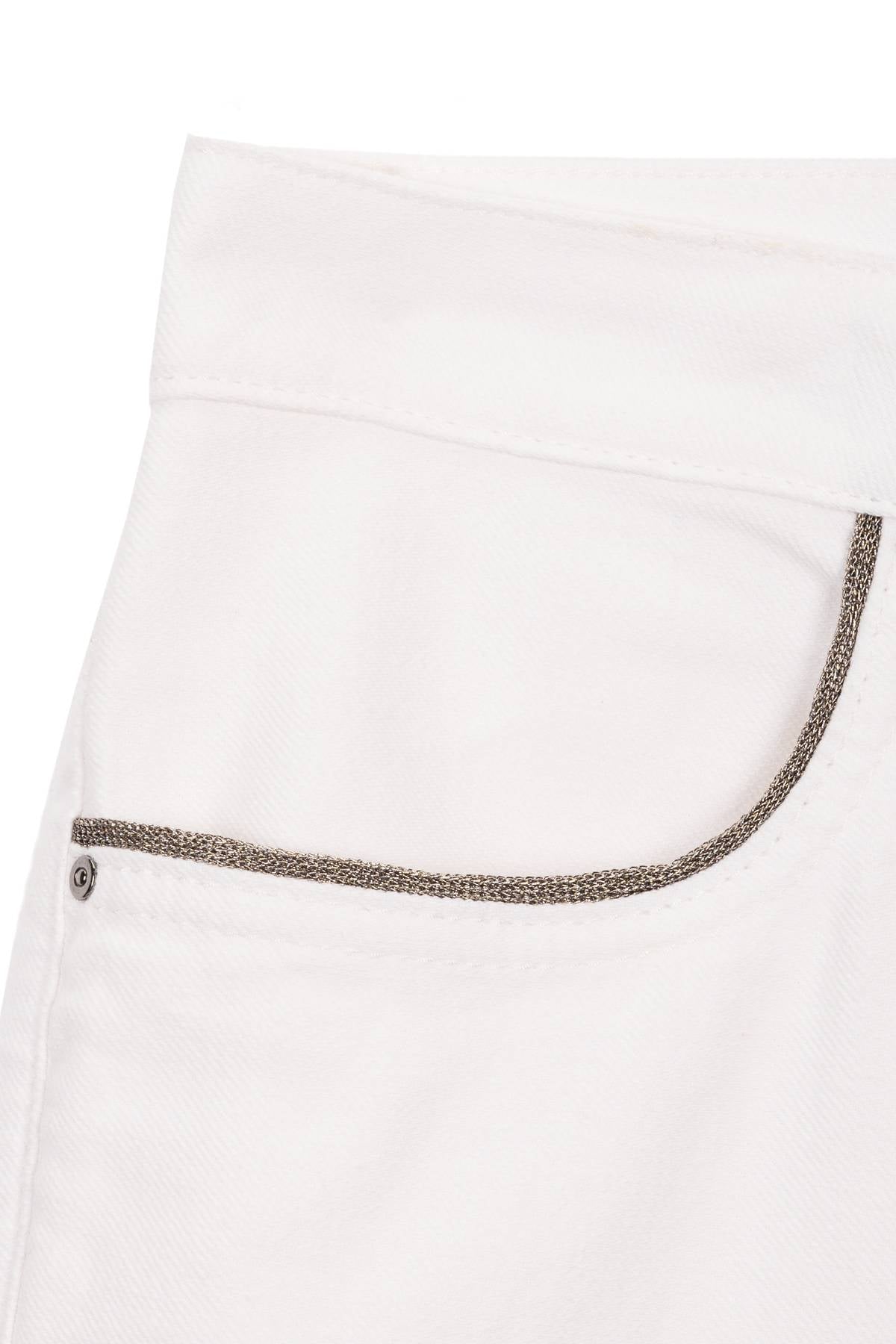 Pantaloni chino in denim