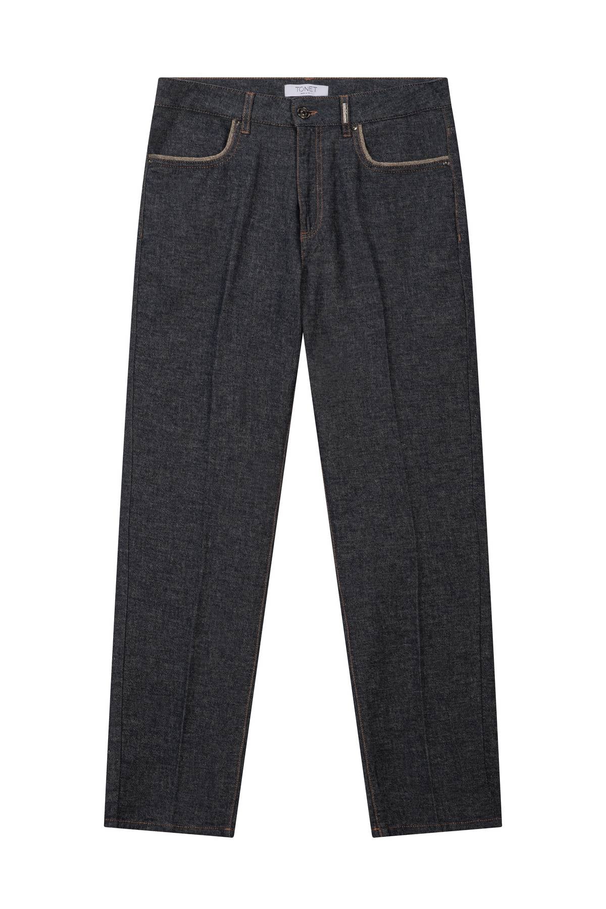 Pantaloni chino in denim