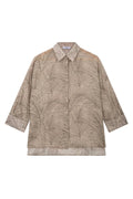 Camicia in ramie stampato