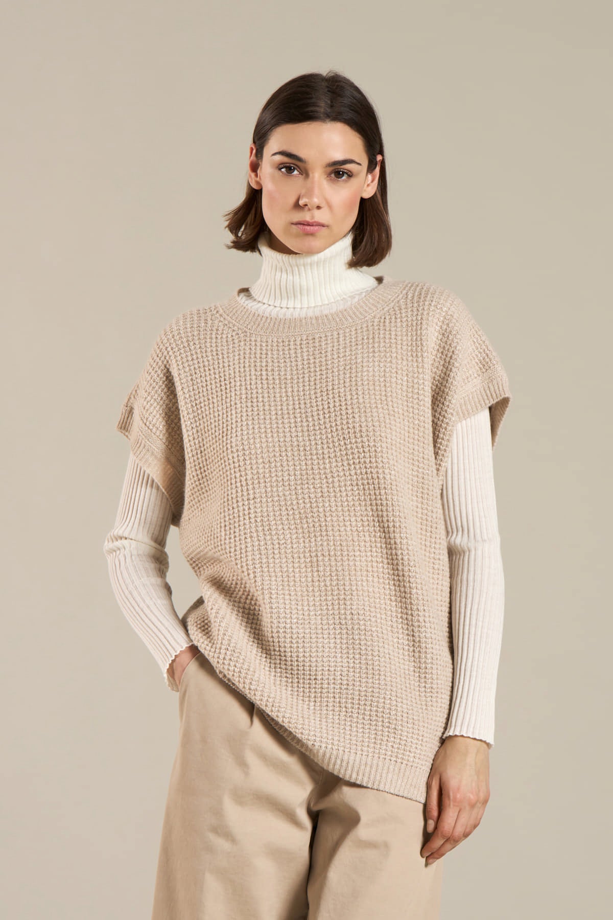 TONET Maglione manica corta Luxury Knitwear Made in Italy