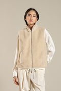 TONET Donna Gilet bimaterico Luxury Made in Italy