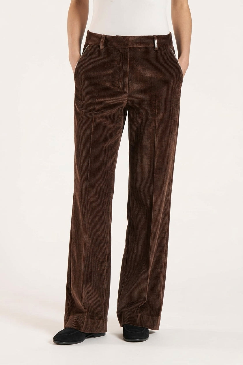 Velvet Wide Pants 
